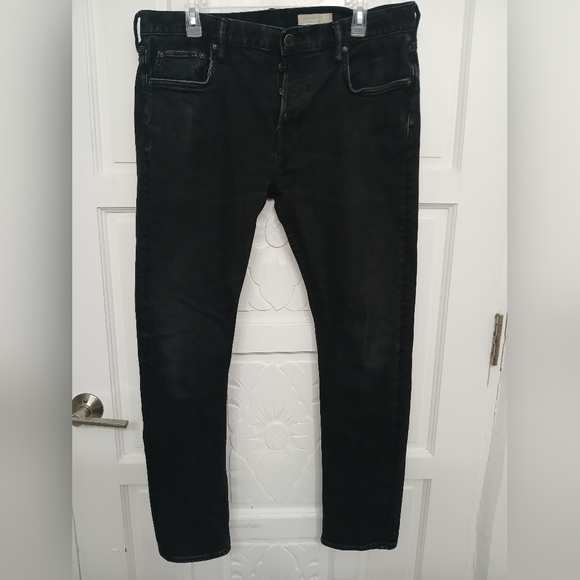 All Saints Other - All Saints Men Black Cigarette Jeans Size 36x30